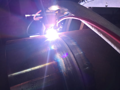 Multi-pass automated TIG welding on heavy-wall pipes in a shipyard using FYID open-head system